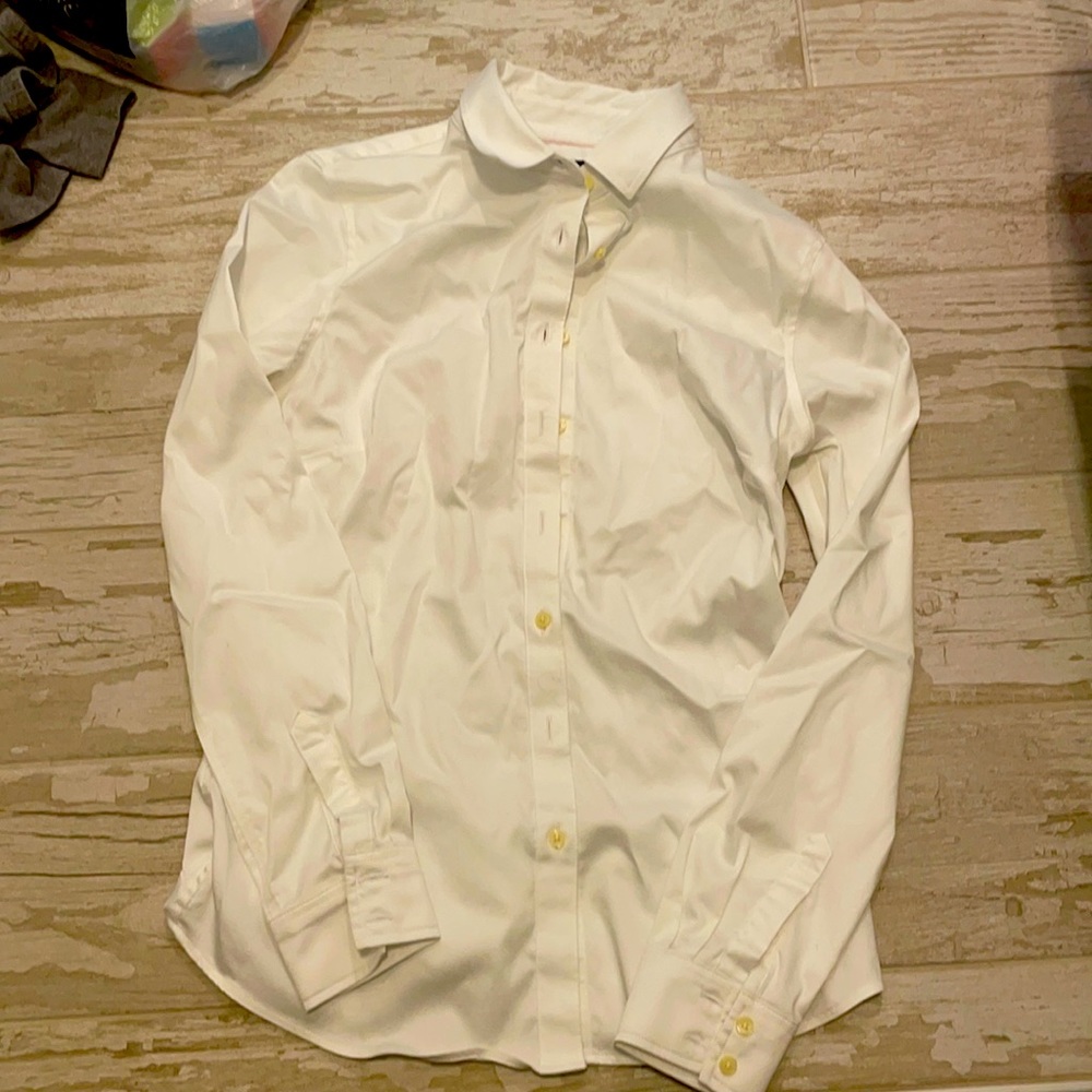 Banana republic white work shirt